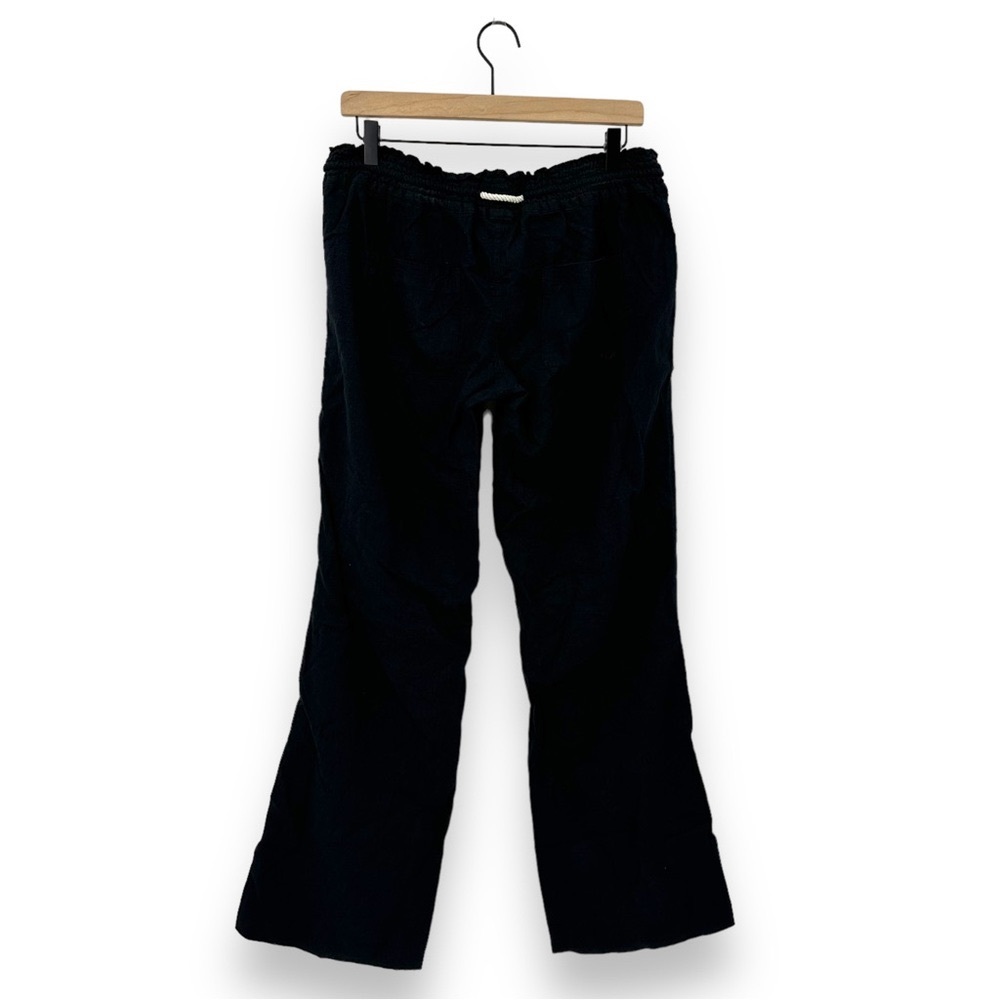Roxy Oceanside Flared Pants in True Black Size Large - Picture 7 of 11